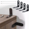 Furniture Anchors Small Aesthetic Earthquake Straps for Furniture Dresser Wall Anti-Tip Furniture Safety Anchor to Childproof and Babyproof Your Home Holds Up to 500 Pound (Black, 2 in)