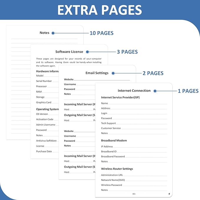 Password Book with Individual Alphabetical Tabs Laminated, Large Print Password Keeper Book for Seniors, A5 Hardcover Internet Password Log Book to Record Website Login Details - Bloom