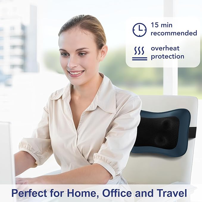 Mo Cuishle Shiatsu Back & Neck Massagers with Heat – Deep Tissue Relief for Pain, Tension & Muscle Relaxation – Perfect Gifts for Birthdays, Mother’s & Father’s Day, Christmas for Men, Women, Mom, Dad