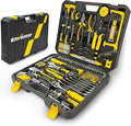 Enventor Home Tool Kit, 220 Piece Hand Tool Kit with Toolbox Storage Case, Basic Household Auto Repair Tool Set for Home Repairs Men Women DIY, Auto Maintenance, General Use, Household Repair Tools