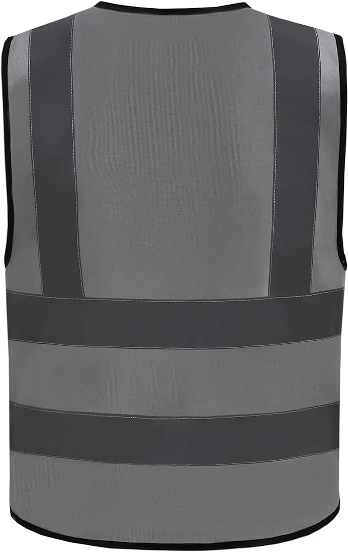 A-SAFETY 6XL 7XL 8XL plue size safety vest grey 6xl 7xl 8xl