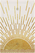 Mid Century Boho Golden Sun Sunrise Sunset Light Switch Cover Plate 1 Gang No Device Blank Electrical Wall Plates Faceplate Decorative Switch Plate for Bed Room Living Room Decor