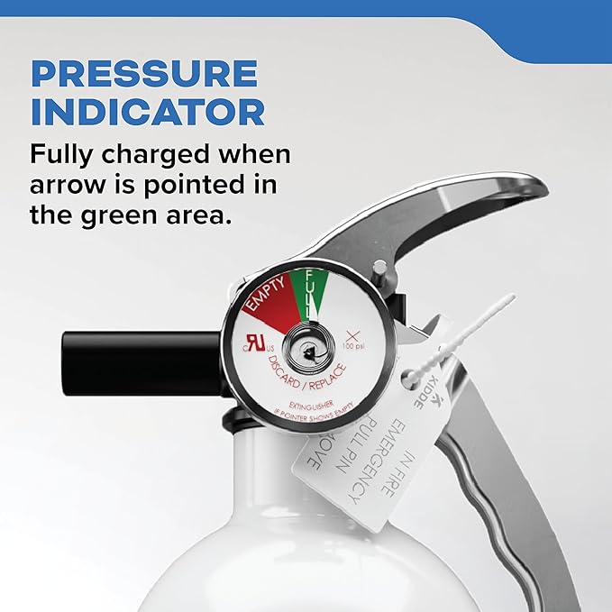 Kidde Fire Extinguisher for Boats, Single-Use 1A10BC
