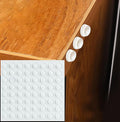 Clear Silicone Cabinet Door Bumpers 64 Pcs,Self-Adhesive Sound Dampening Furniture Pads, Surface Protection Bumpers for Drawers, Table Tops,Door stoppers for Wall, Transparent Adhesive Pads