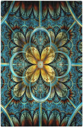 Boho Fractal Mandala Bohemia Wall Plate 1-Gang No Blank Device Electrical Outlet Covers Decorator Electric Receptacle Faceplate for Kitchen Bathroom Home Decor, SPSHIAN20230626