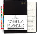 2026 Planner, Daily Journal & Gratitude Journal All-In-One with To Do List, Self Care Prompts & Habit Tracker - 7 x 10 - Black
