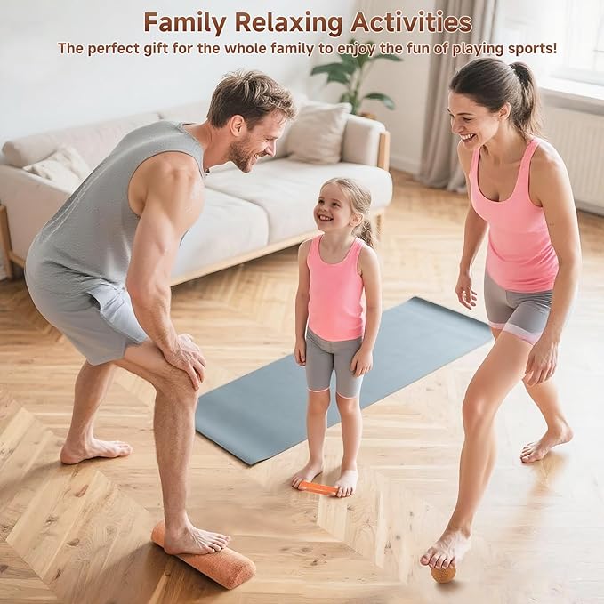 Rocalt Balance Board - Premium Cork Foot Strengthener for Balance Stability Enhance Mobility | Improve Foot Function | Prevent Falls | Unique Design for Enhanced Foot Strength