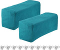 uxcell 2pcs Stretch Armrest Covers for Chairs/Sofas, Couch Arm Covers with Twist Pin, Furniture Protector Slipcovers Blue