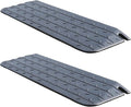 OrangeStar Rubber Threshold Ramp for Doorways, 1.5" Rise Non-Slip Wheelchair Ramp, 33000lbs Load Capacity, Rubber Curb Ramp for Wheelchair, Scooter(2 Packs)