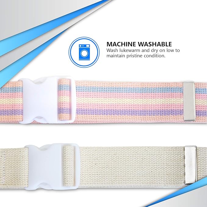 Quick-Release Gait Belt W/Natural 60''