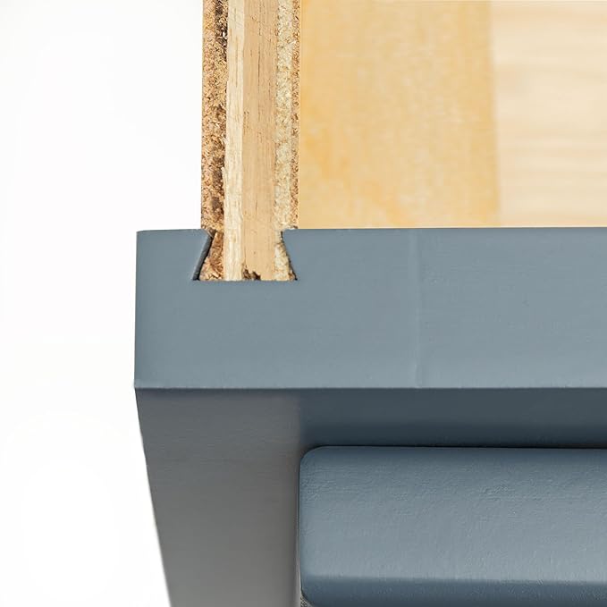 Quicklock RTA (Ready-to-Assemble) | Base Kitchen Cabinets - Shaker Style | Made in America (Needlepoint Navy, 18" Wx34.5 Hx24 D Base)
