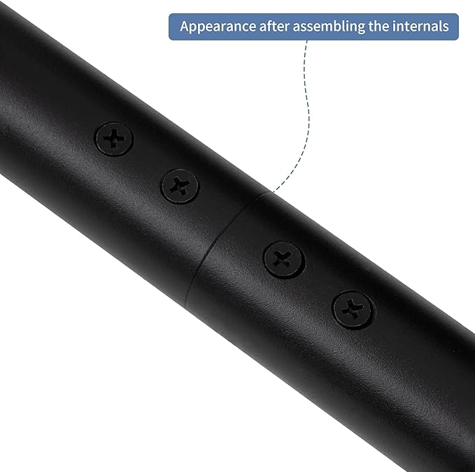 17 FT Modern Aluminum Handrail Set - ADA Compliant Indoor & Outdoor Stair Railing. 1.4" Diameter Grab Bar. Wall-Mounted with 90°Wall Return End. Ideal for Safe Grip，Rust Free(Matte Black, 17 FT)
