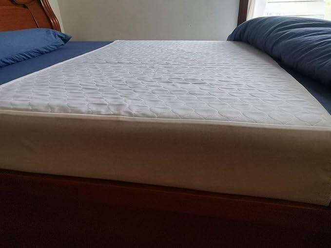 2 Pack Cotton Top-Layer Reusable Tuckable Underpads Incontinence Bed Pads 34"X36" Twin Size 21" Wings