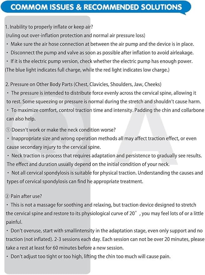 Cervical Neck Traction Device: Neck Stretcher for Cervical Pain Relief, Electric Air Pump with 3 Power Traction, Built-in 8 Airbag, Improved Stretcher for Neck Decompression and Neck Tension Relief