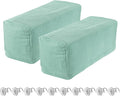 uxcell 2pcs Stretch Armrest Covers for Chairs/Sofas, Couch Arm Covers with Twist Pin, Furniture Protector Slipcovers Mint Green