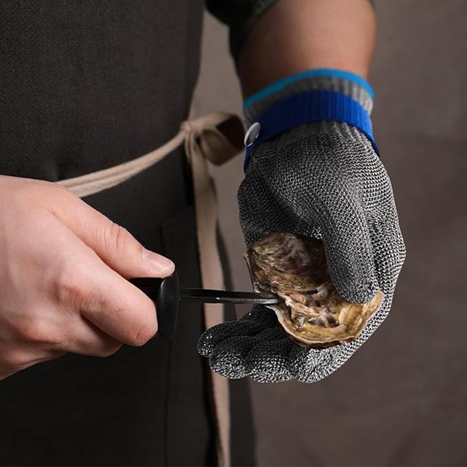 Cut Resistant Work Gloves for Women and Men,Comfortable, 100% Food Grade Kitchen Cooking Hand Protection; Ambidextrous Safety Gear for Cutting(Size: 7/Small)