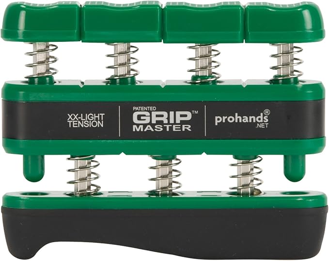 Prohands Gripmaster Hand Exerciser, Finger Exerciser (Hand Grip Strengthener), Spring-Loaded, Finger-Piston System, Isolate & Exercise Each Finger