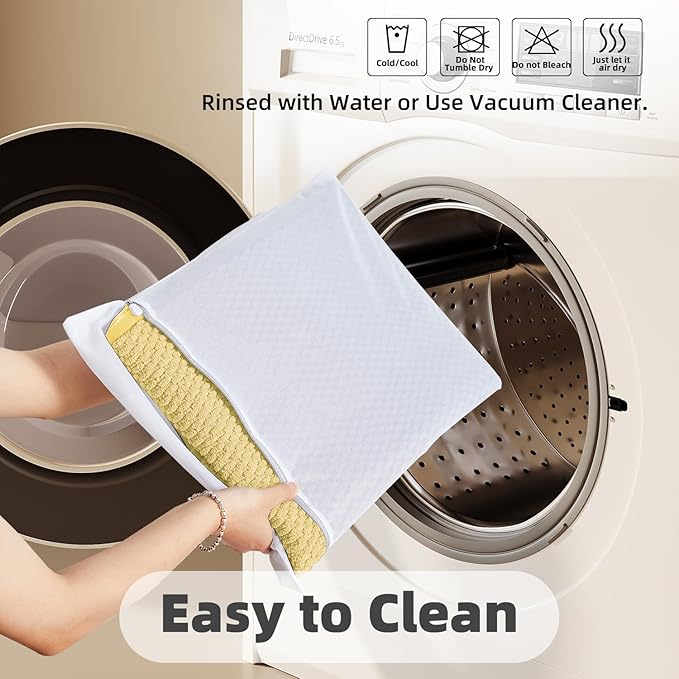 Bathroom Rugs Non Slip Washable, Super Absorbent Thin Bath Mat Quick Dry Low Pile Bathroom Rug, Yellow 24"x36"