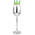 Large Champagne Glass Premium Aluminum Free Standing Nickel Plated Wine Chiller | Wine Coolers & Cellar With Ice Bucket | Kitchen & Bar Wares | Nagina International