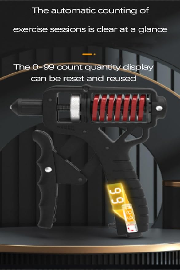 Grip strength trainer, Grip strength enhancer, Adjustable resistance 11-350 pounds (5-160 kilograms),Hand gripper strengthener can quickly strengthen the wrist, forearm and fingers, which is helpful for hand treatment and strength recovery