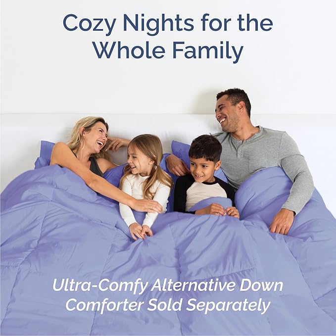 Queen 6 Piece Sheet Set - Cooling & Breathable Bed Sheets - Hotel Luxury Bed Sheets for Women, Men, Kids & Teens - Bedding with Deep Pockets & Easy Fit - Soft and Wrinkle Free - Queen Lavender Sheets