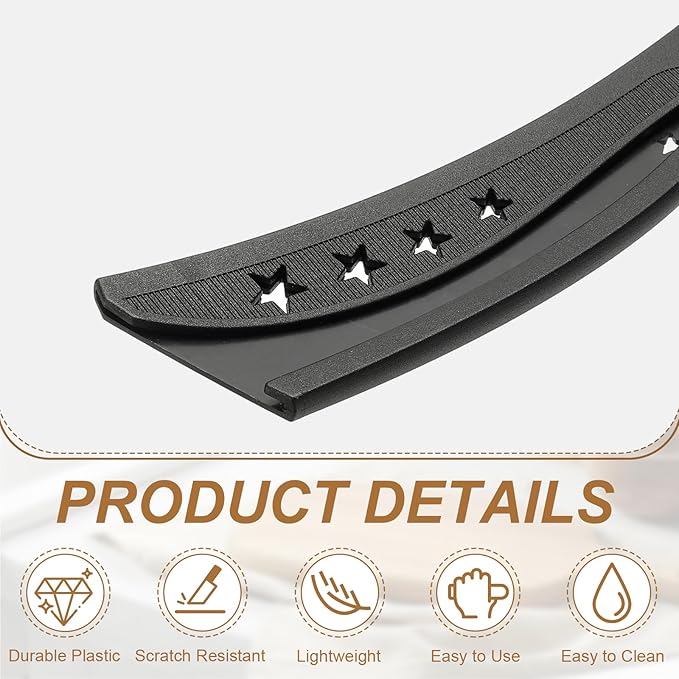 uxcell 2Pcs Safety Knife Covers Sleeves, Universal PP Knife Sheaths Edge Guards Blade Protector Covers for 6.3" Boning Knives Portable for Kitchen Camping Picnics Accessories, Black