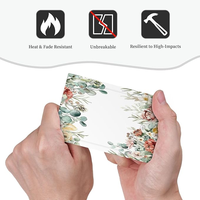 Light Switch Cover Plate Vintage Boho Floral Leaves Rustic Sage Botanical 1 Gang No Device Blank Electrical Wall Plates Faceplate Decorative Switch Plate for Bedroom Home Decor