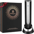 Electric Wine Bottle Opener with Charging Base & Built-in Foil Cutter – Rechargeable Intelligent Touch-Activated Automatic Corkscrew – Luxury Christmas Wine Gifts for Women, Men, Seniors