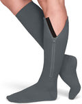 TheraMagic® Zipper Compression Socks for Men & Women, 20-30mmHg Closed Toe Graduated Zippered Compression Stocking