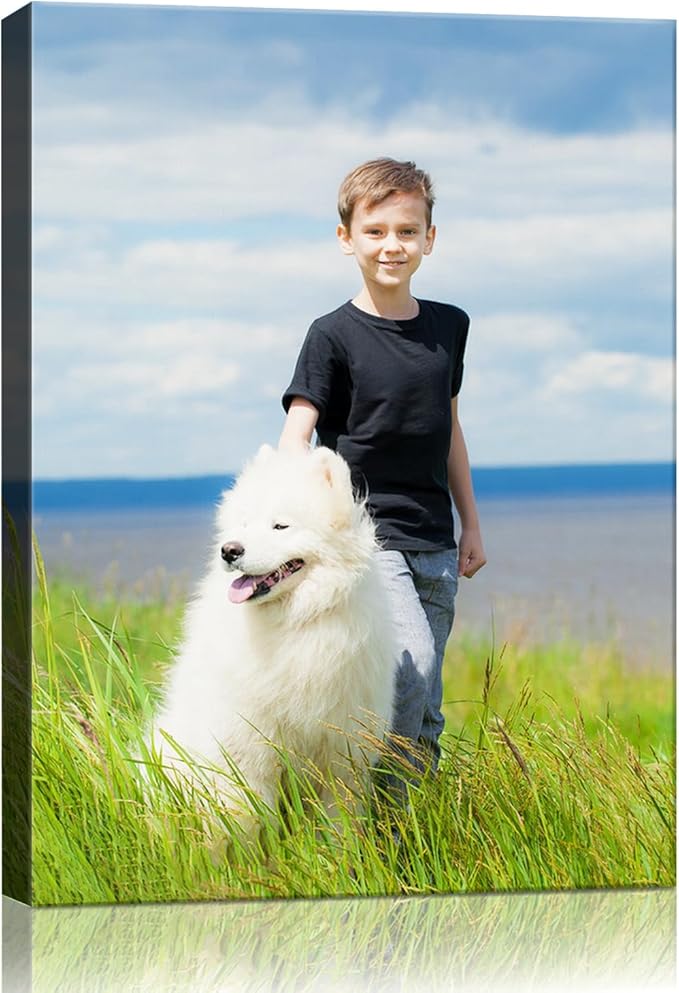 Canvas Prints with Your Photos (Framed 20x30) Personalized Canvas Pictures for Wall Art Digitally Customized Prints with Your Photo Custom Photo Gifts for Home Decor Print Photos Service from Amazon