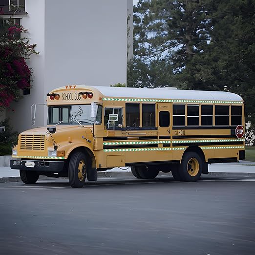 Green and White Reflective Tape Outdoor Waterproof 1 inch X 166 feet, High Visibility Conspicuity Safety Industrial Marking Tape