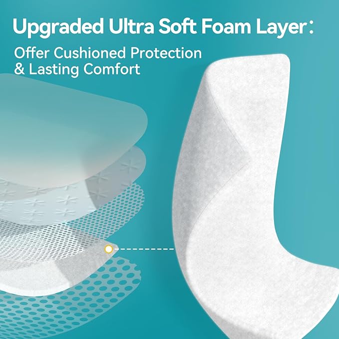 Dimora Utra Soft Silicone Foam Dressing 6"X6"(5 Count), Super Absorbent Large Bandage for Wound with Widened Border, Adhesive Foam Wdound Dressing for Bed Sores, Ulcer, Surgical Wound