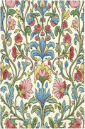 Light Switch Cover Plate Boho Red Floral Morris Plant Leaves 1 Gang No Device Blank Electrical Wall Plates Faceplate Decorative Switch Plate For Farmhouse Cabin Decor
