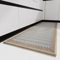 PADOOR Kitchen Mats for Floor, Kitchen Rugs Non Slip Washable, Rubber Backed Kitchen Runner Super Absorbent Kitchen Floor Mat Sink Rug, 25”x59” Brown