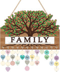 KAlRNE Family Birthday Board,Vintage Wooden Reminder Calendar,Rustic Farmhouse Family Tree Wood Wall Art,DIY Birthday Tracker Wall Hanging Plaque,Mother's Day Gift for Mom Grandma