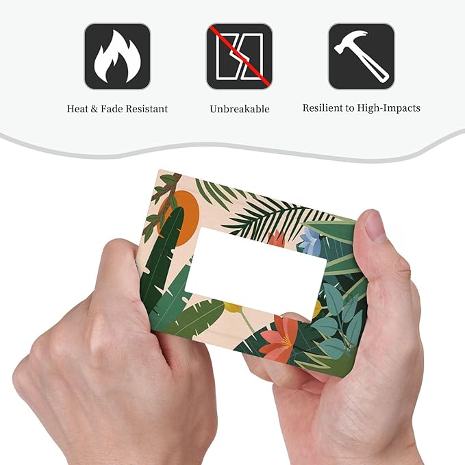 Decorative Outlet Covers Boho Tropical Plant Floral Pattern 1 Gang Single Rocker Light Switch Cover Plate Wall Plates GFCI Faceplate for Bedroom Cabin Decor