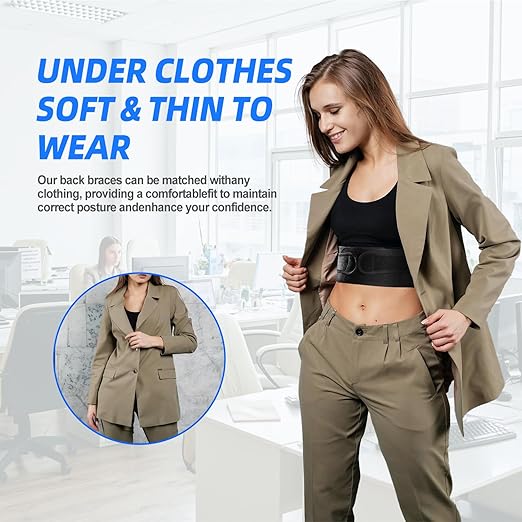 IYDoaMea Posture Corrector for Women and Men ( Order A Size Up ) Upgraded Back Brace Support, Adjustable Shoulder Straightener for Improving Back Posture, Relief for Upper and Lower Back, Lumbar, Neck, Shoulder Pain (M(31.4~37.4))