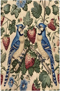 Light Switch Cover Plate Vintage Floral Bird Strawberry Thief William Morris 1 Gang No Device Blank Electrical Wall Plates Faceplate Decorative Switch Plate for Bedroom Home Decor