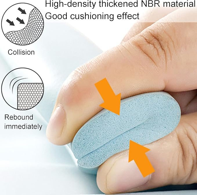 XPLKQXE Sharp Edge Safety Corner Edge Foam Padding, Edge Guards Bumpers Adhesive, Edge Corner Protector Guards for Table Edges & Sharp Corners(Green-B,5pcs)
