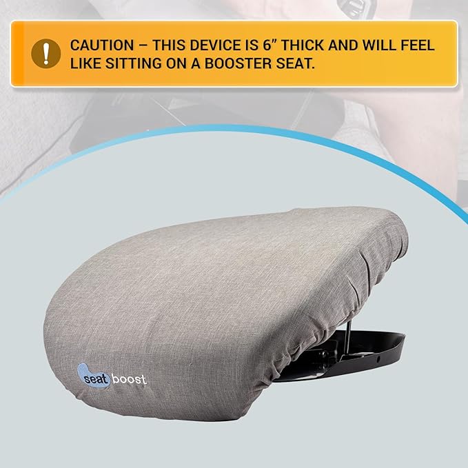 Lift Assist Cushion for Elderly, Portable Lifting Cushion Mobility Aid Non-Electric, Firm Memory Foam Support up to 340 lbs