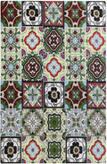Light Switch Cover Plate Talavera Tile Decal 1 Gang No Device Blank Electrical Wall Plates Faceplate Decorative Switch Plate for Bedroom Bathroom Decor