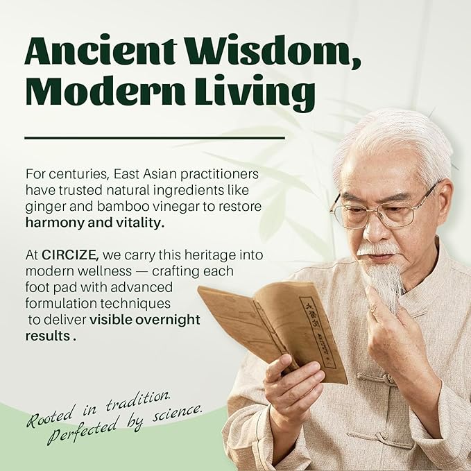 2 in 1 Upgraded 50-Count Deep Cleansing Foot Pads, Bamboo Vinegar & Ginger Patch for Sleep, Stress & Fatigue Relief | Natural Daily Detox Foot Spa, Self-Care Gift for Family & Loved Ones