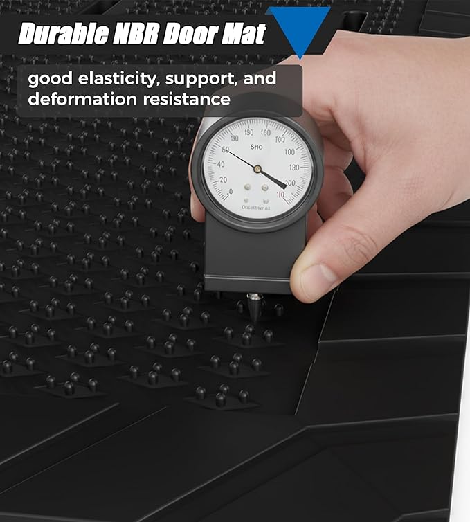 jxgzyy Commercial Rubber Mats for Floor 47.24'' x 35.43'', Heavy Duty Rubber Mats for Outside,Non-Slip Waterproof Restaurant & Bar Rubber Matt for Garage, Patio, Entrance, Anti-Fatigue