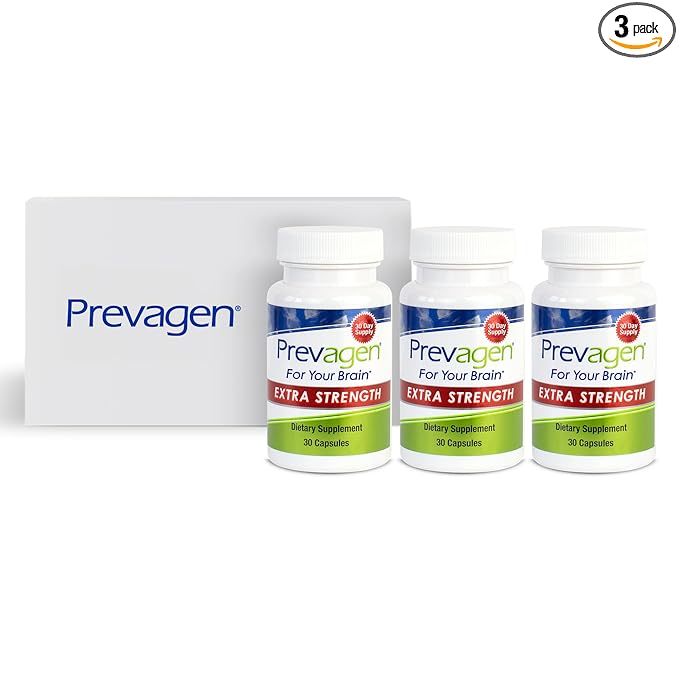 Prevagen Extra Strength - 90 Capsules (3 Month Supply) | Formulated for Your Brain | 20mg of Apoaequorin Plus Vitamin D3