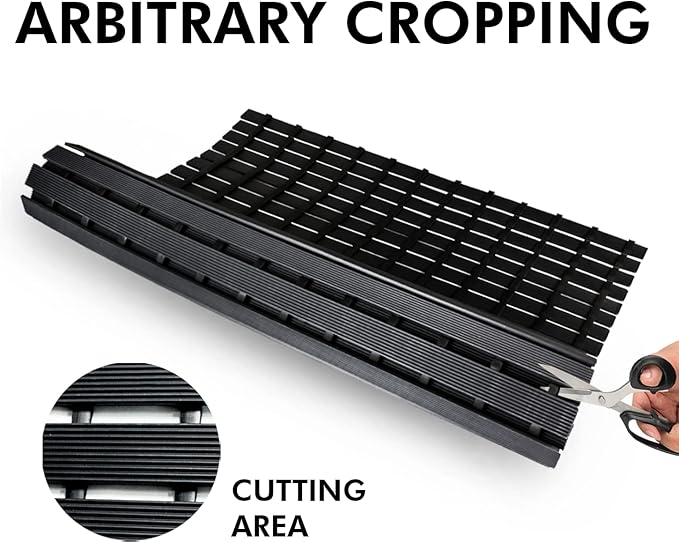 Large Shower Mat Without Suction Cups(35.4"*16.9"),Heavy Duty Bathtub Mat for Elderly,Non Slip Shower Mats for Inside Shower, Rubber Shower Floor Mat for Outside