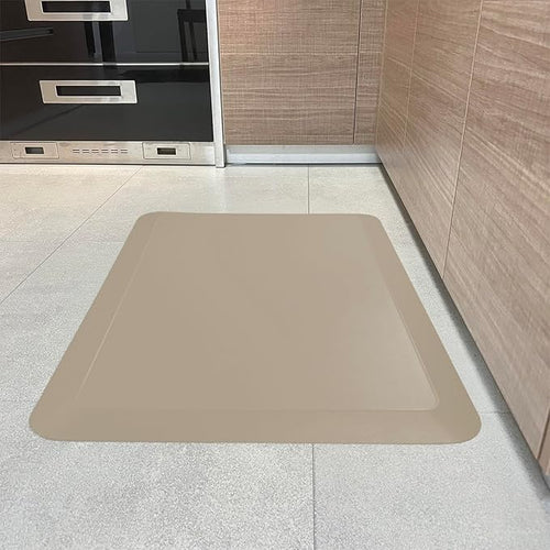 1" Extra Thick Anti Fatigue Floor Mat 30" L x 20" W,Kitchen Mat, Standing Desk Mat,140D Advanced PU Foam Ergonomic Comfort at Home, Office, Garage, Sink (Beige)