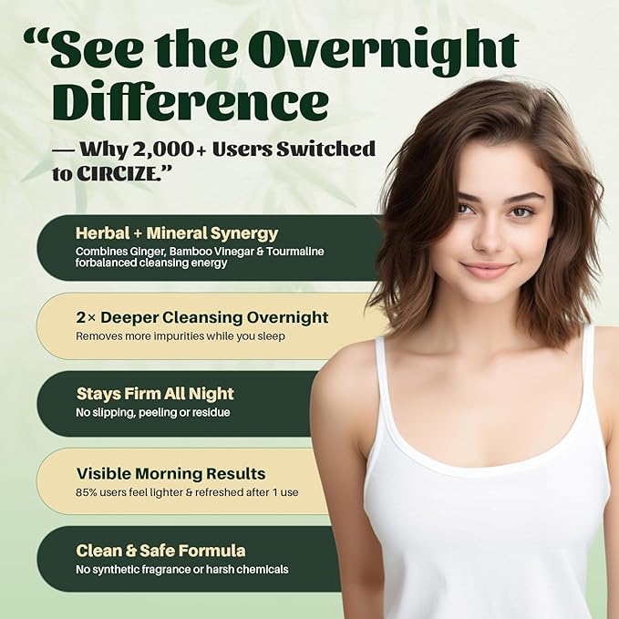 2 in 1 Upgraded 50-Count Deep Cleansing Foot Pads, Bamboo Vinegar & Ginger Patch for Sleep, Stress & Fatigue Relief | Natural Daily Detox Foot Spa, Self-Care Gift for Family & Loved Ones