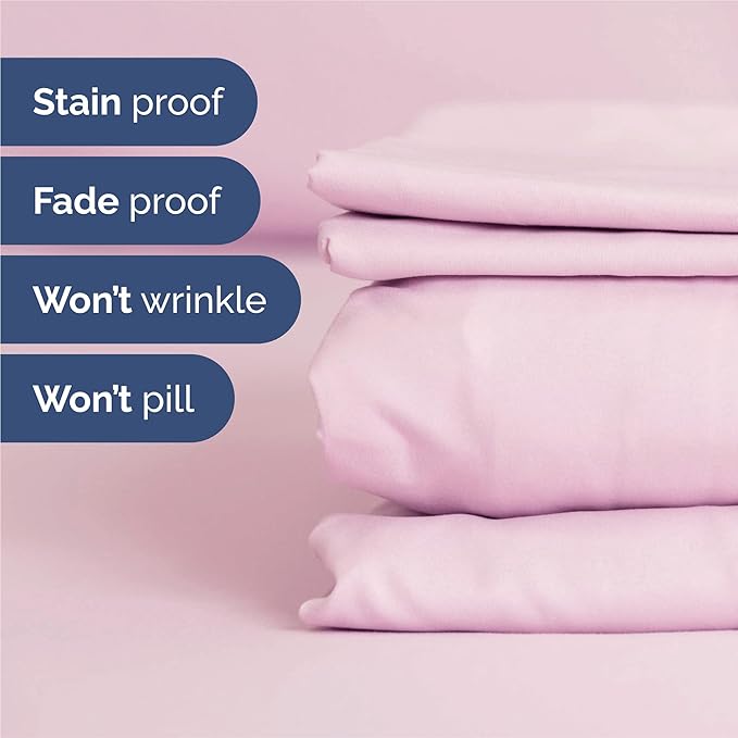 King 6 Piece Sheet Set - Cooling & Breathable Bed Sheets - Hotel Luxury Bed Sheets for Women, Men, Kids & Teens - Bedding with Deep Pockets & Easy Fit - Soft and Wrinkle Free - King Light Pink Sheets