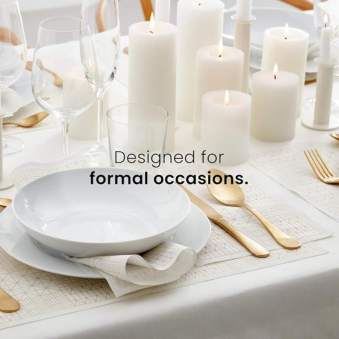 MY DRAP PLACEMAT (Black, 24 Pack)