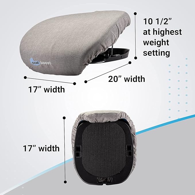 Lift Assist Cushion for Elderly, Portable Lifting Cushion Mobility Aid Non-Electric, Firm Memory Foam Support up to 340 lbs